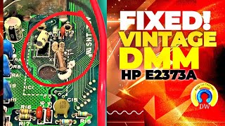 Hewlett Packard E2373A VINTAGE Multimeter Repair [upl. by Sandi]