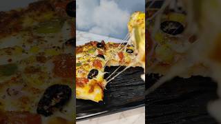 Soft and crispy pizza bread Better than any famous pizza place youtubeshorts shorts cheesy pizza [upl. by Ellainad]