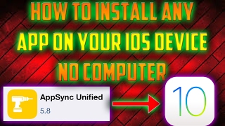 HOW TO GET APPSYNC ALTERNATIVE ON iOS 102 iPHONES iPADS INSTALL ANY APP FOR FREE NO COMPUTER [upl. by Ahsinel]