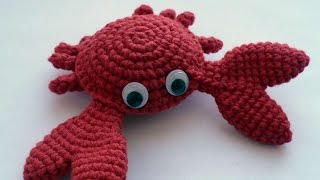 How To Create A Cute Little Crochet Crab  DIY Crafts Tutorial  Guidecentral [upl. by Milton]