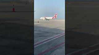 Air Arabia A320 from Abu Dhabi  Qatar tourism  youtube ytshorts youtubeshorts fyp reels [upl. by Ellinehc]