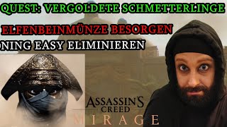 Assassins Creed Mirage Quest Vergoldete Schmetterlinge  Ning die Schatzmeisterin Elfenbeinmünze PS5 [upl. by Artemis]