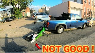 GUY HITS PARKED CAR PART 2   BRAAP VLOGS [upl. by Mosenthal]