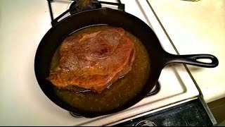 Cast Iron Steak Recipe [upl. by Dzoba391]