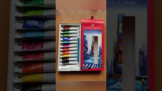 Faber Castell 12 Acrylic Colours [upl. by Aig850]