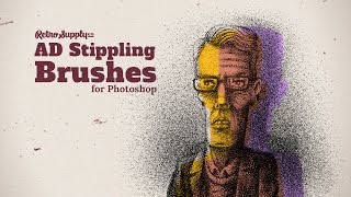 AD Stippling Brushes  Sample of use 1 [upl. by Bail139]