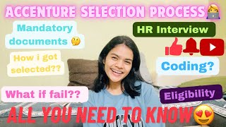 Accenture Selection Process 2024  Interview Rounds  Onboarding  Life Of Anjoy [upl. by Amary]