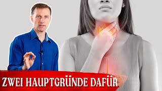 Die zwei Ursachen für gastroösophageale Refluxkrankheit  Sodbrennen  Dr Berg Deutsch [upl. by Oiretule]