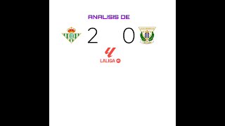 mi analisis betis vs leganes [upl. by Molohs]