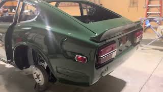 Project 1972 Datsun 240z  Tail Lights windshield wiper motor [upl. by Candace695]