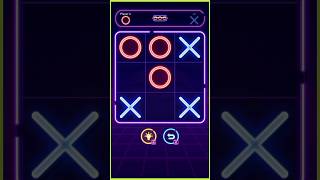 Tic Tac Toe  Cross Zero  Game 🪢 tictactoe tictactoegames zerocrossgame shorts gameplay [upl. by Irneh]