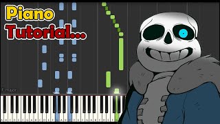 Piano Tutorial Undertale  Megalovania [upl. by Arratal]