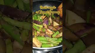 Fresh vegetables with spicy bagnet bagoong food bagnetbagoong [upl. by Adest]