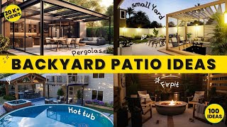 75 Beautiful Backyard Patio Design Ideas amp Pictures for 2024 and Beyond [upl. by Rieger]