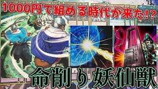 【遊戯王】 1000円で組める時代が来た 命削り妖仙獣 デッキ紹介 【ゆっくり解説】 [upl. by Orimisac]