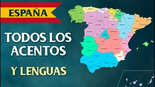 Todos los ACENTOS LENGUAS y DIALECTOS de España [upl. by Ardnohs433]