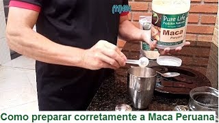 VEJA COMO PREPARAR E USAR A MACA PERUANA CORRETAMENTE [upl. by Fletch729]