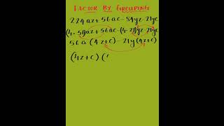 Factor By Grouping Polynomials 4 terms Group Method 01 [upl. by Fabi500]