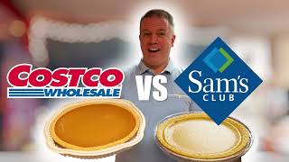 Sams Club vs Costco Who has the better pumpkin pie We put them to the taste test [upl. by Rebmac]