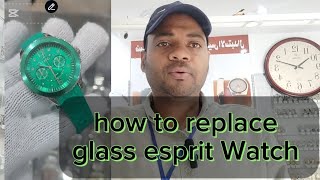 Broken Watch Glass Replacement  How To Fit a New Watch Glass घड़ी का शीशा कैसे बदले spirit watch [upl. by Sweet]