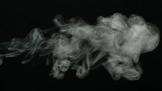 Free Slow Motion Footage Wispy Smoke Blowing [upl. by Benetta322]