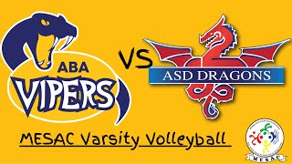 ABA vs AS Doha MESAC Varsity Volleyball [upl. by Nicolina600]