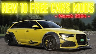 Assetto Corsa  NEW 10 FREE CARS MODS  March 2024   Download Links [upl. by Cantu]