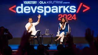 Bhavish Aggarwal at DevSparks 2024 [upl. by Claus]