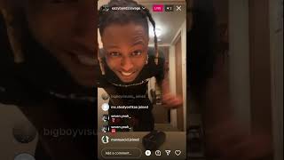 Q Savage beats on his baby mama while on live [upl. by Remled816]