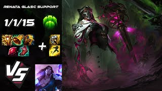 SUPPORT Renata Glasc vs Taric  NA Challenger Patch 1420 [upl. by Darrel]