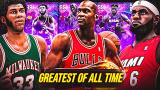 Using The GREATEST Players Of All Time In NBA 2k22 MyTEAM [upl. by Anitsirk]