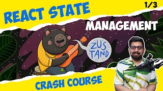 React state management crash course  Zustand [upl. by Idnac]