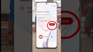 How to recover contacts  delete contact Kaise backup Karen shorts shortvideo [upl. by Yvonne841]