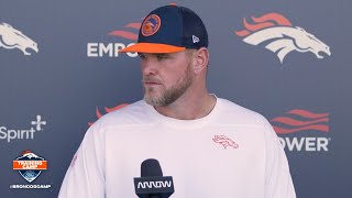 RT Mike McGlinchey on playing with Quinn Meinerz longterm Its an opportunity to grow together [upl. by Wailoo]