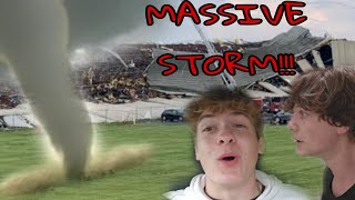 Storm Chasers Part 3 Huge Tornado Hits Meijer [upl. by Mose680]