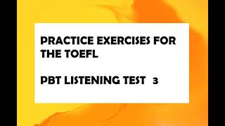 Barron Toefl practice model test 1 Listening part 3 [upl. by Clareta]