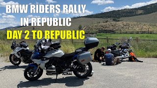 Day 2  BMW MOA Rally in Republic Washington  Winthrop to Republic [upl. by Eylrahc]