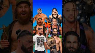 Sami Zayn Roman Reigns Rey Mysterio vs Dominik Mysterio Damian Priest Seth Rollins 😈 wwe [upl. by Valente260]