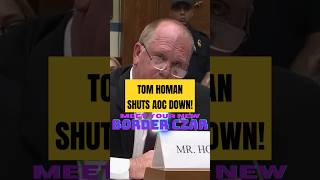 Tom Homan Sets AOC Straight 😭 Border Czar Doesnt Care [upl. by Nowtna]