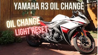 Yamaha R3 Oil and Filter Change All Model Years [upl. by Fuller]