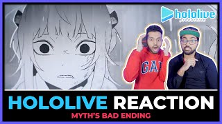 HOLOLIVE  MYTHS BAD ENDING REACTION HOLOMYTH VS INA  AN ABSOLUTE MASTERPIECE [upl. by Arde213]