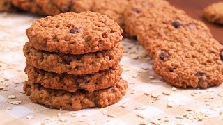 Galletas de Avena con Chips de Chocolate  Receta muy fácil y rápida [upl. by Hnad376]