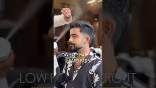 LOW FADE  TEXTURED HAIRSTYLE FOR MEN BEARDFADE😎menshaircuthairmakeover vurvesalon lowfade [upl. by Torrell]