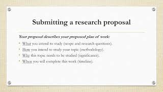 04 Research Proposal Framework [upl. by Aicil]