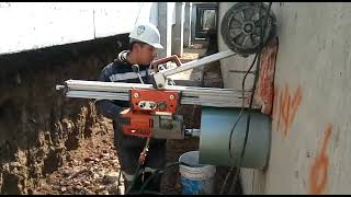 Perforaciones con nucleadora HILTI DD 200 [upl. by Gustavo710]