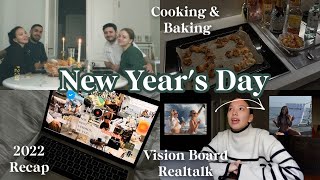 SILVESTER VLOG 2022 reflektieren VISION BOARD amp Friends DINNER  Adorable Caro [upl. by Feinstein582]