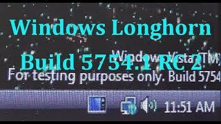 Installation of the Windows Longhorn Build 57541 RC 2 [upl. by Doralynn262]