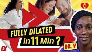 How to DILATE Faster 11 min Workout by a DOCTOR of PT Induce Labor NATURALLY SPEED up Labor [upl. by Dahraf204]