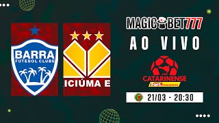 JOGO COMPLETO BARRA X CRICIÃšMA  SEMIFINAIS  CATARINENSE 2024 [upl. by Esertap685]