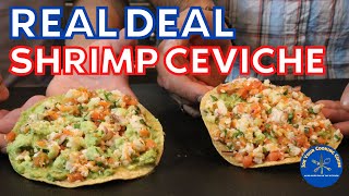 REAL DEAL Mexican Shrimp Ceviche [upl. by Cati]